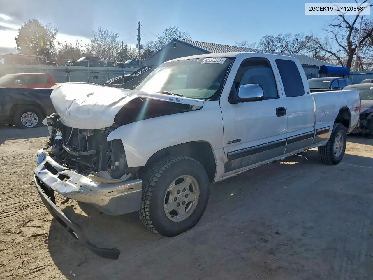 2GCEK19T2Y1205581 2000 Chevrolet Silverado K1500