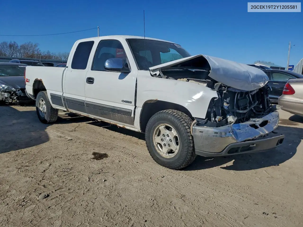 2GCEK19T2Y1205581 2000 Chevrolet Silverado K1500