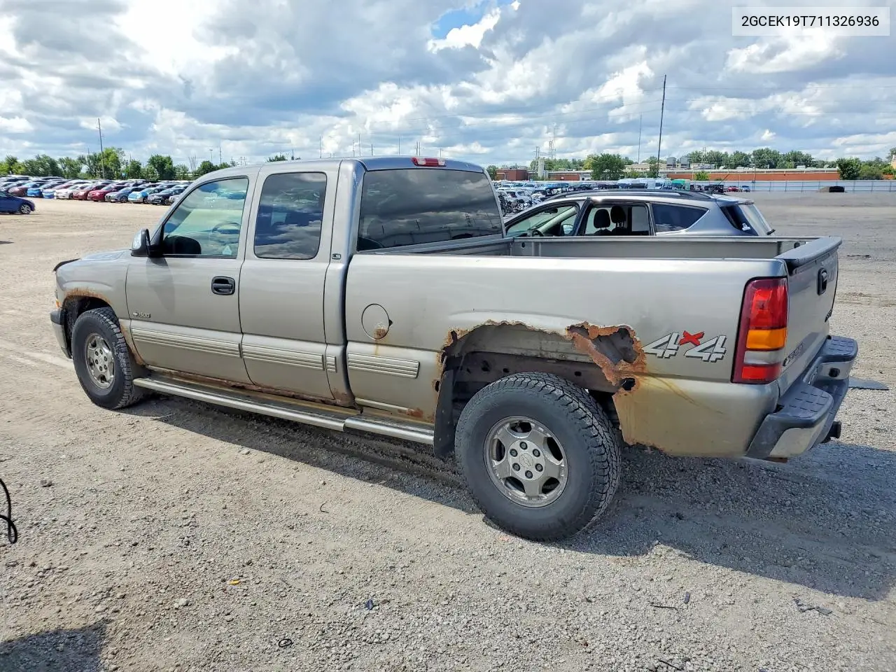 2001 Chevrolet Silverado K1500 VIN: 2GCEK19T711326936 Lot: 57615936