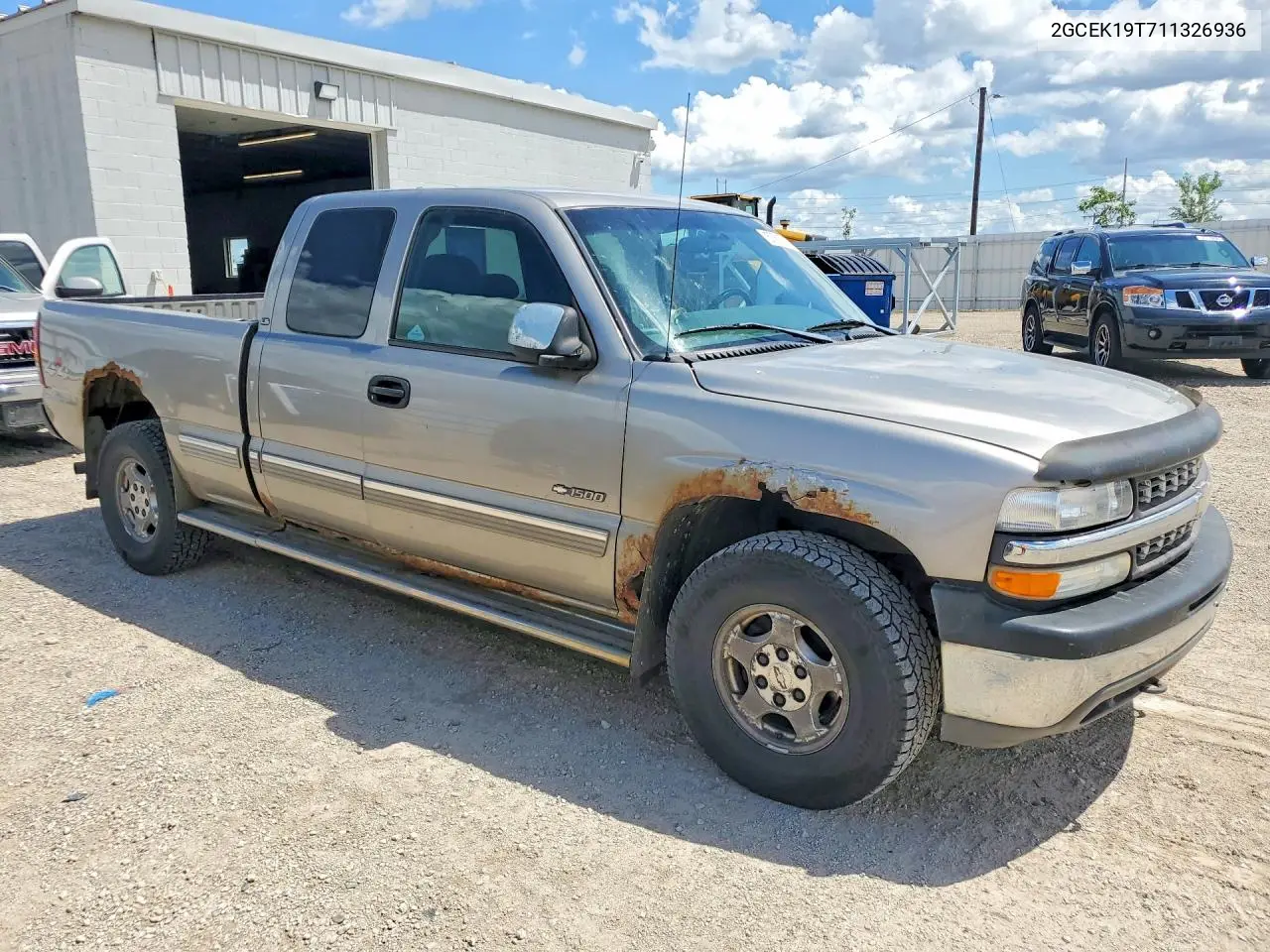 2001 Chevrolet Silverado K1500 VIN: 2GCEK19T711326936 Lot: 57615936