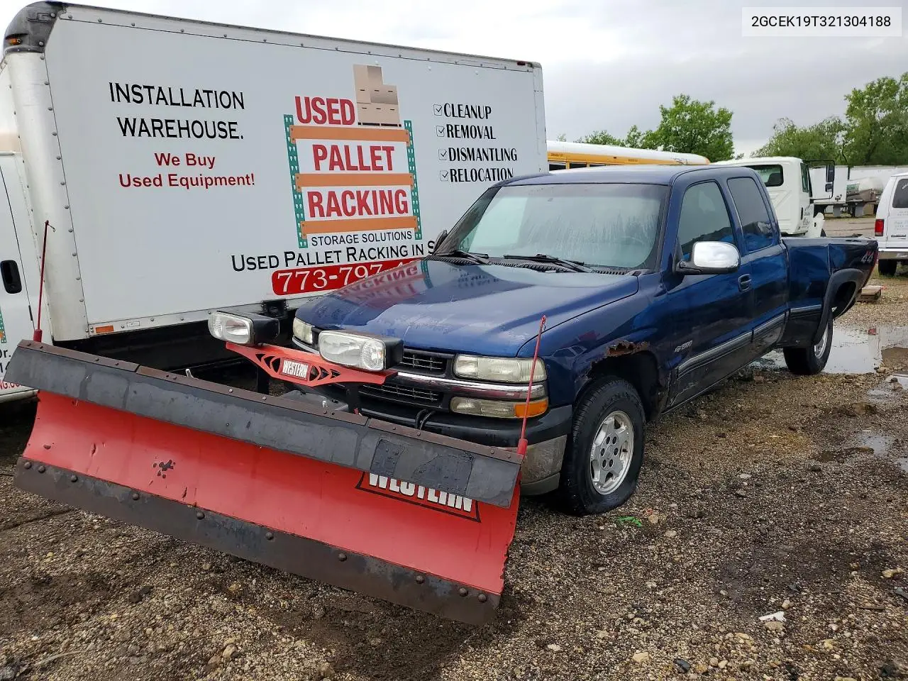2002 Chevrolet Silverado K1500 VIN: 2GCEK19T321304188 Lot: 56649376