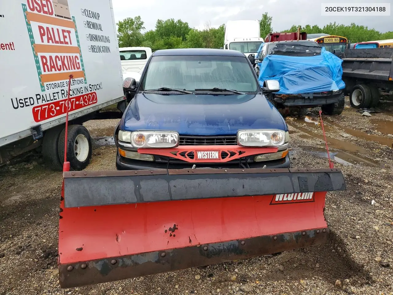 2002 Chevrolet Silverado K1500 VIN: 2GCEK19T321304188 Lot: 56649376