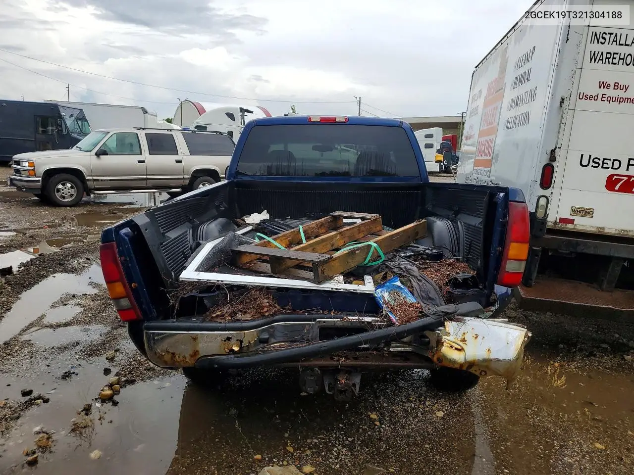 2002 Chevrolet Silverado K1500 VIN: 2GCEK19T321304188 Lot: 56649376