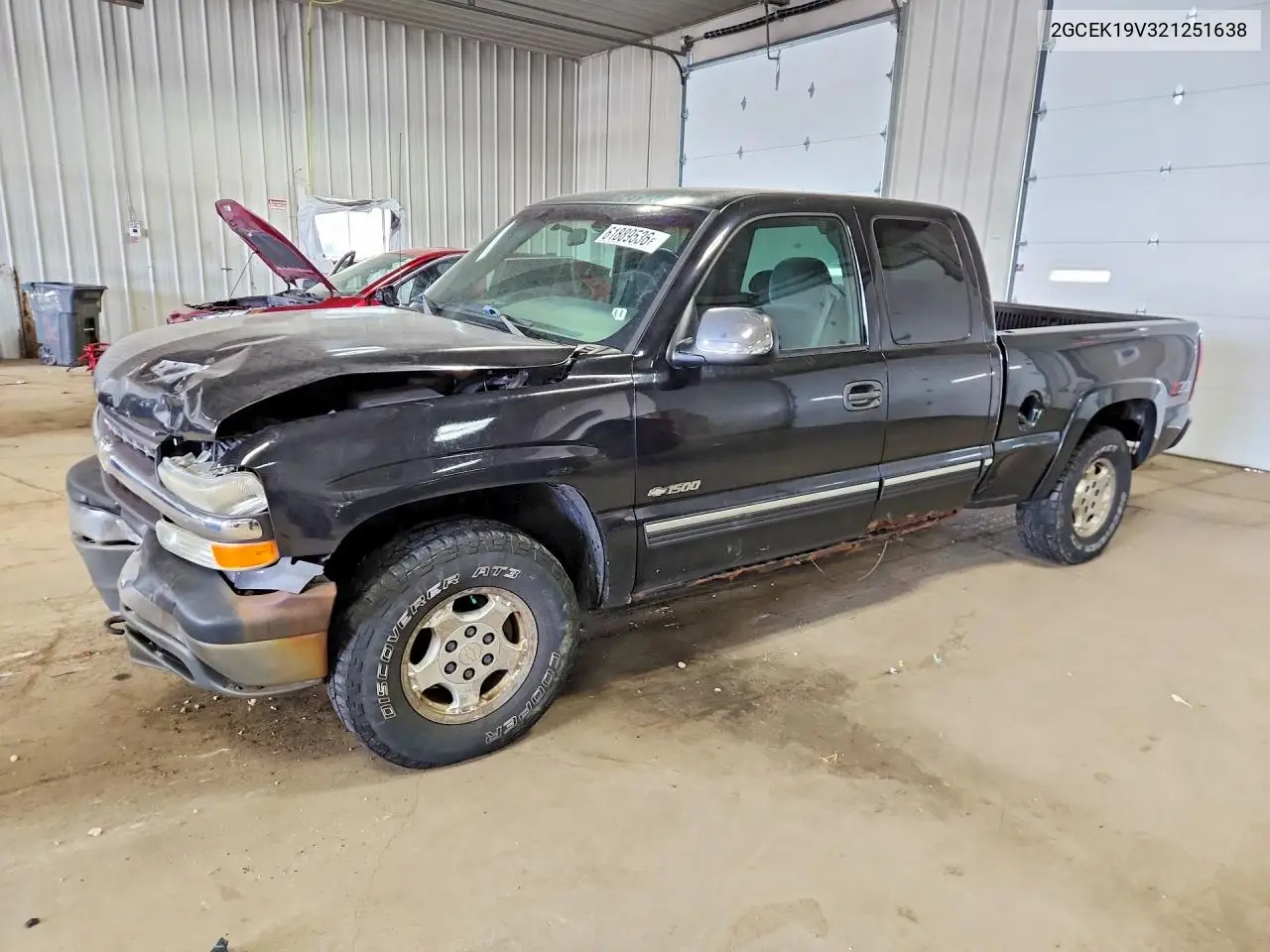 2002 Chevrolet Silverado K1500 VIN: 2GCEK19V321251638 Lot: 61889536