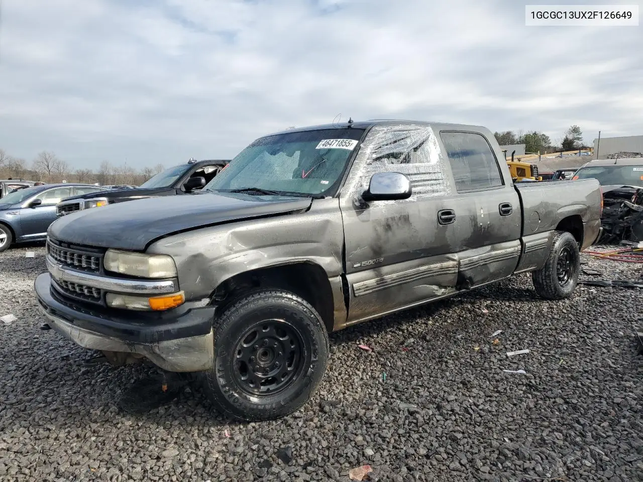 1GCGC13UX2F126649 2002 Chevrolet Silverado C1500 Heavy Duty