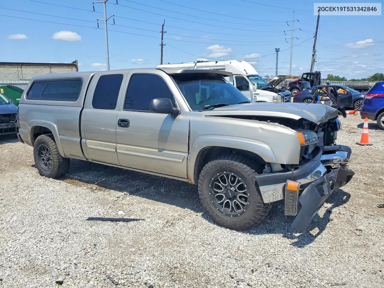 2GCEK19T531342846 2003 Chevrolet Silverado K1500