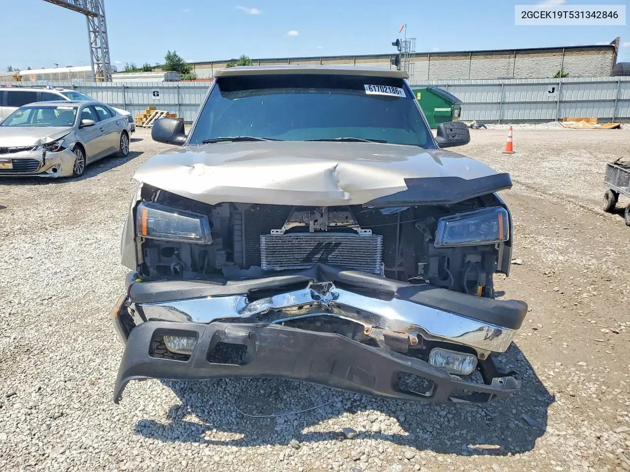 2GCEK19T531342846 2003 Chevrolet Silverado K1500