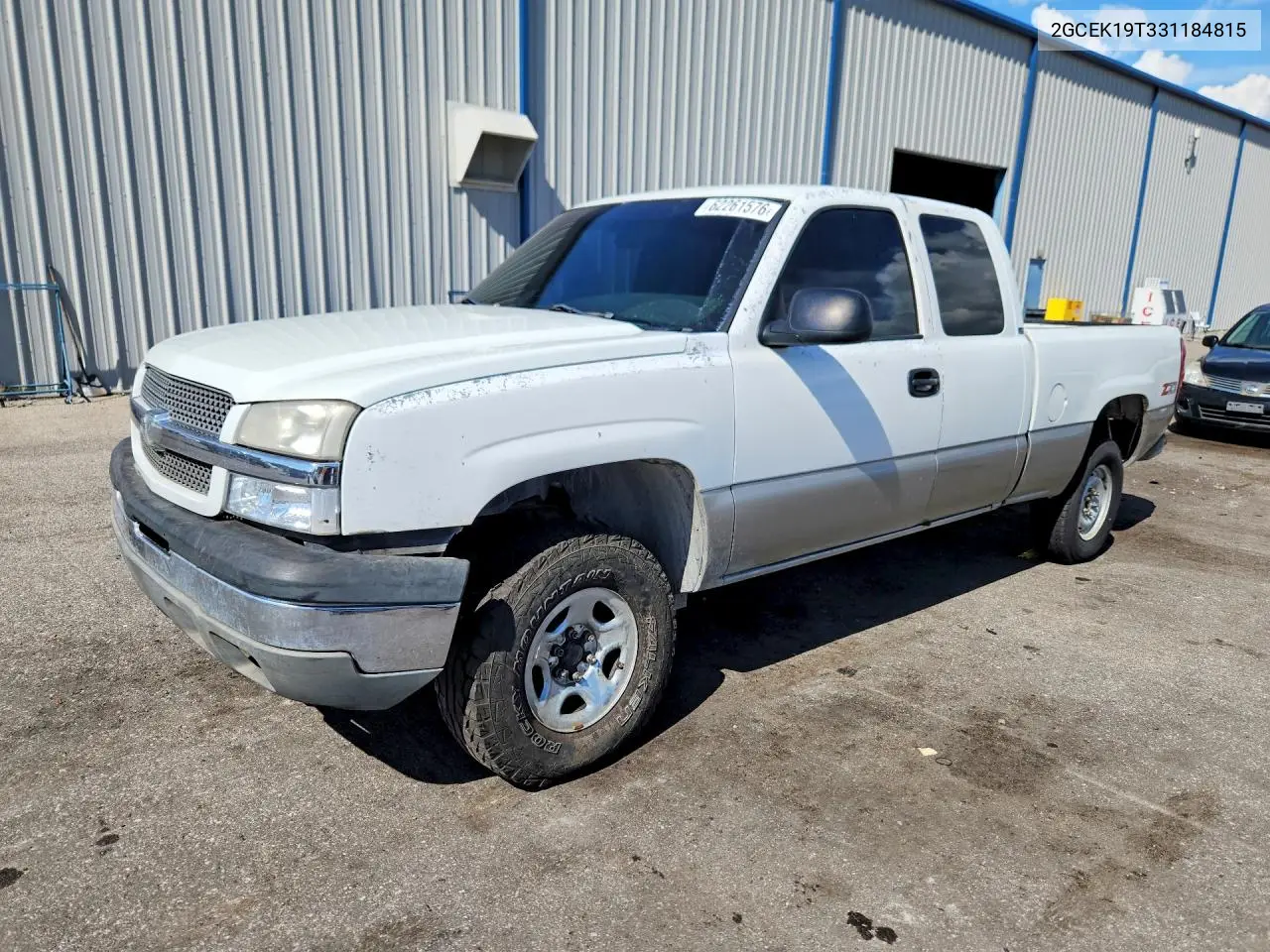 2003 Chevrolet Silverado K1500 VIN: 2GCEK19T331184815 Lot: 62261576