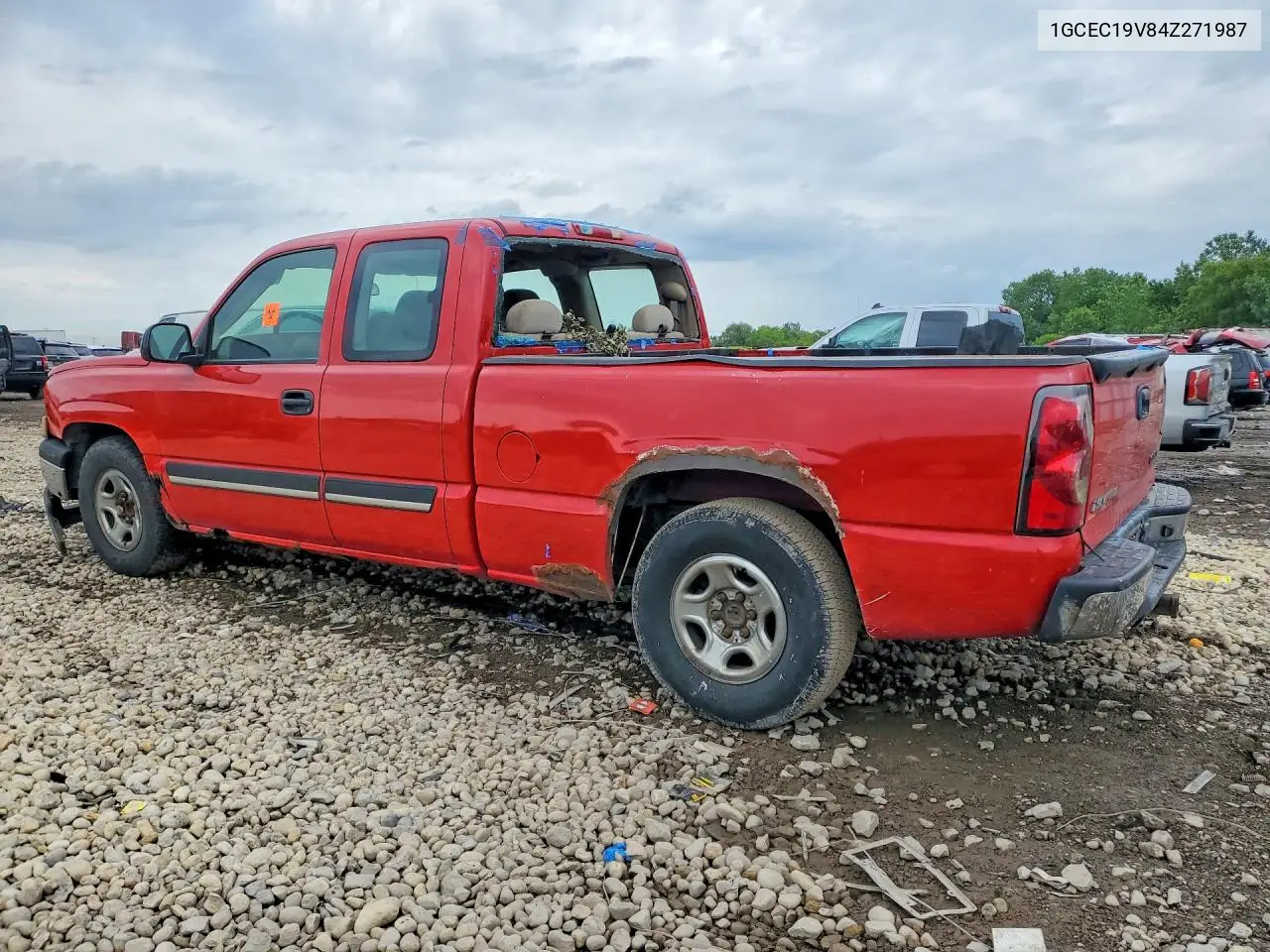 2004 Chevrolet Silverado C1500 VIN: 1GCEC19V84Z271987 Lot: 58782796