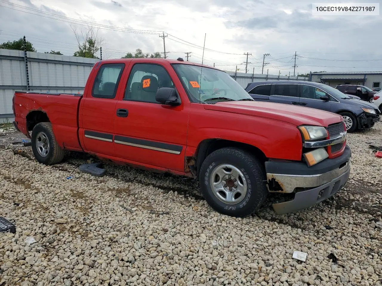2004 Chevrolet Silverado C1500 VIN: 1GCEC19V84Z271987 Lot: 58782796