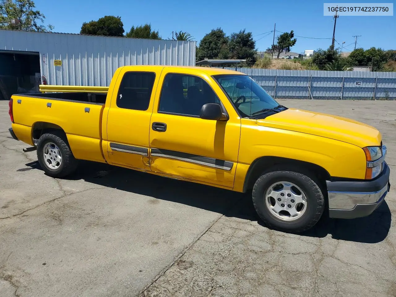 2004 Chevrolet Silverado C1500 VIN: 1GCEC19T74Z237750 Lot: 60165596