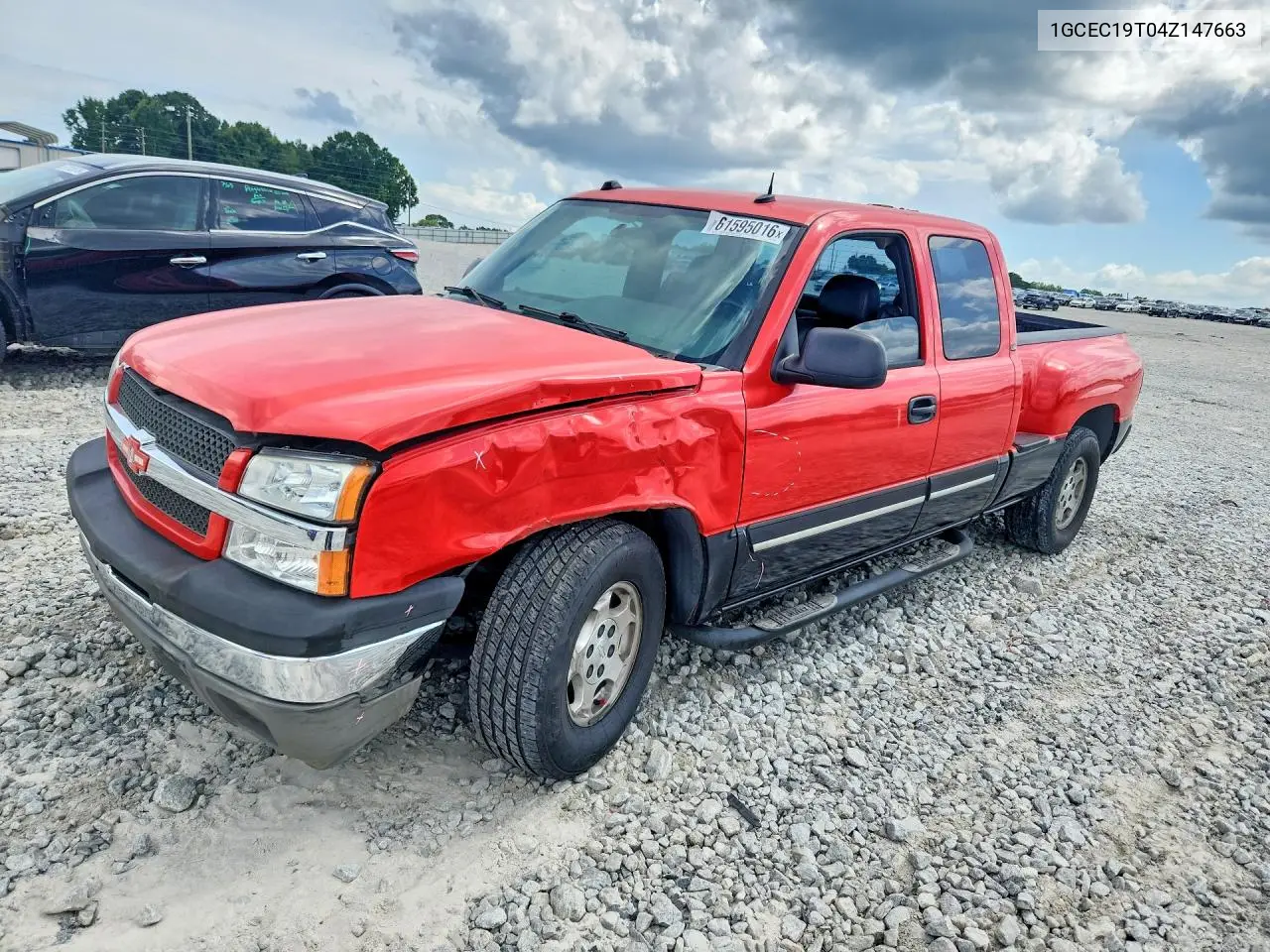 2004 Chevrolet Silverado C1500 VIN: 1GCEC19T04Z147663 Lot: 61595016