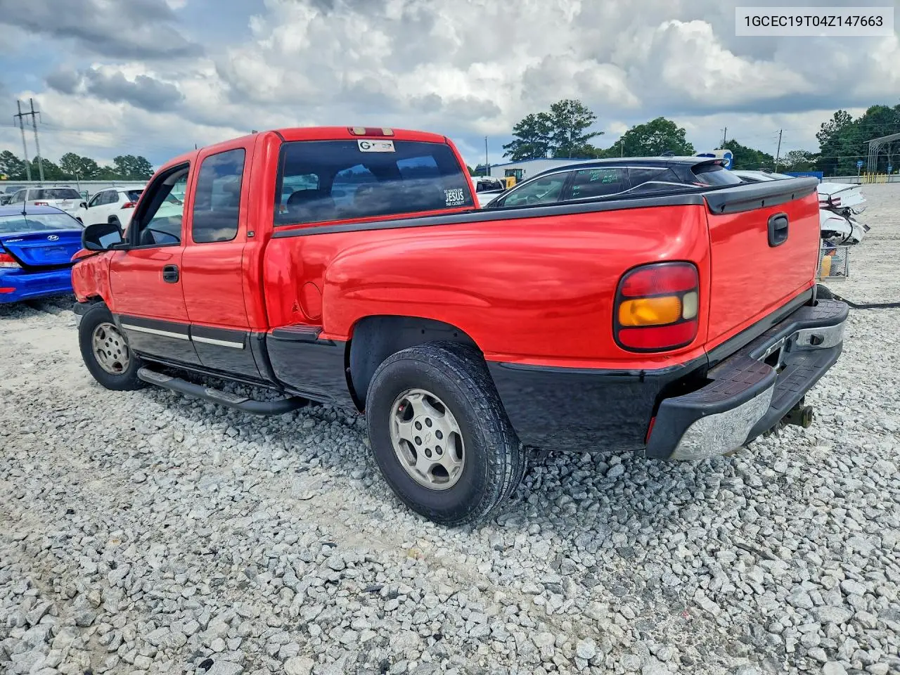 2004 Chevrolet Silverado C1500 VIN: 1GCEC19T04Z147663 Lot: 61595016