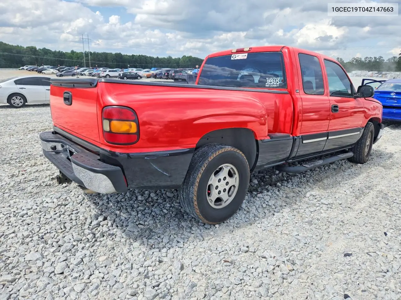 2004 Chevrolet Silverado C1500 VIN: 1GCEC19T04Z147663 Lot: 61595016