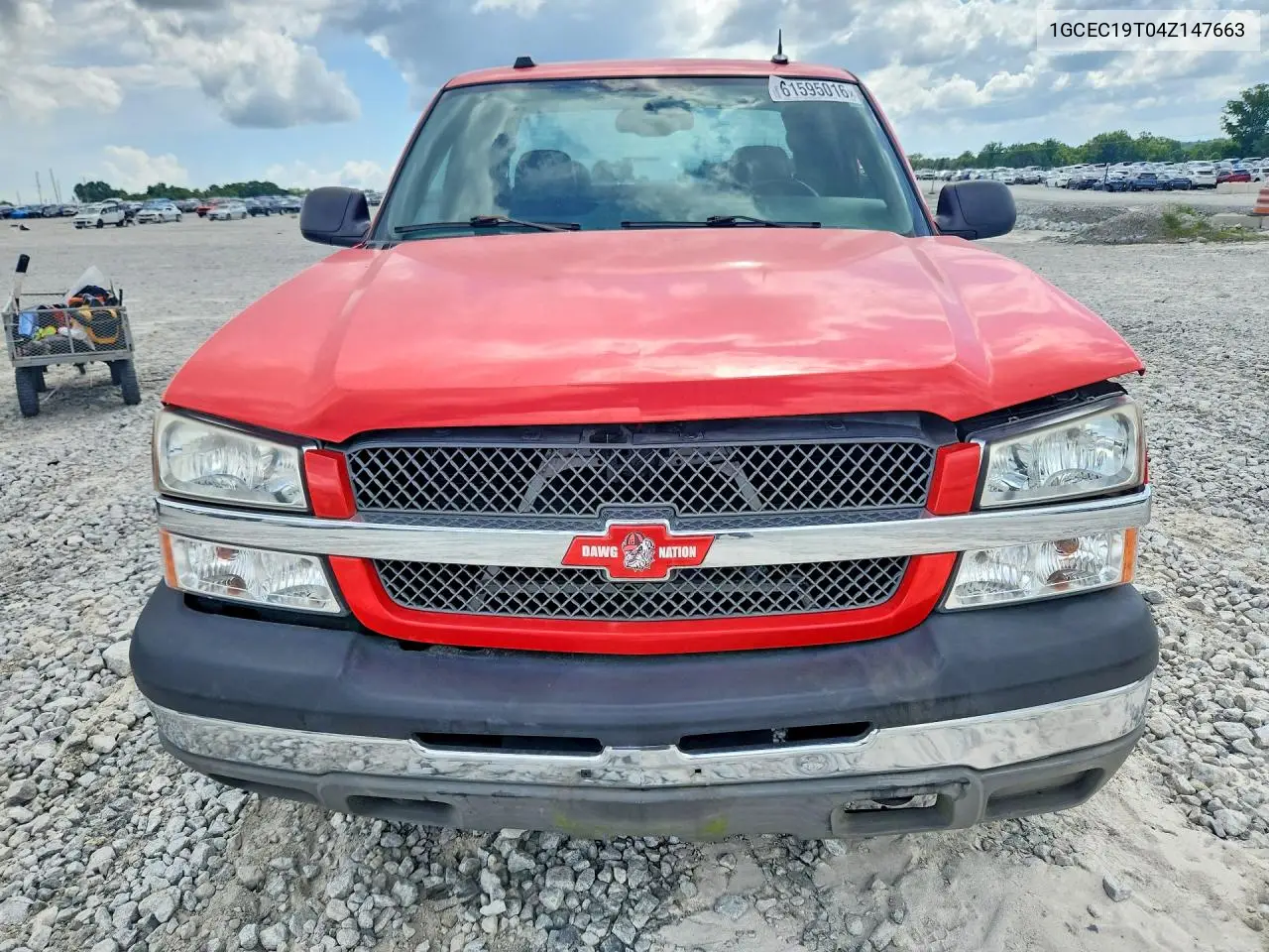 2004 Chevrolet Silverado C1500 VIN: 1GCEC19T04Z147663 Lot: 61595016
