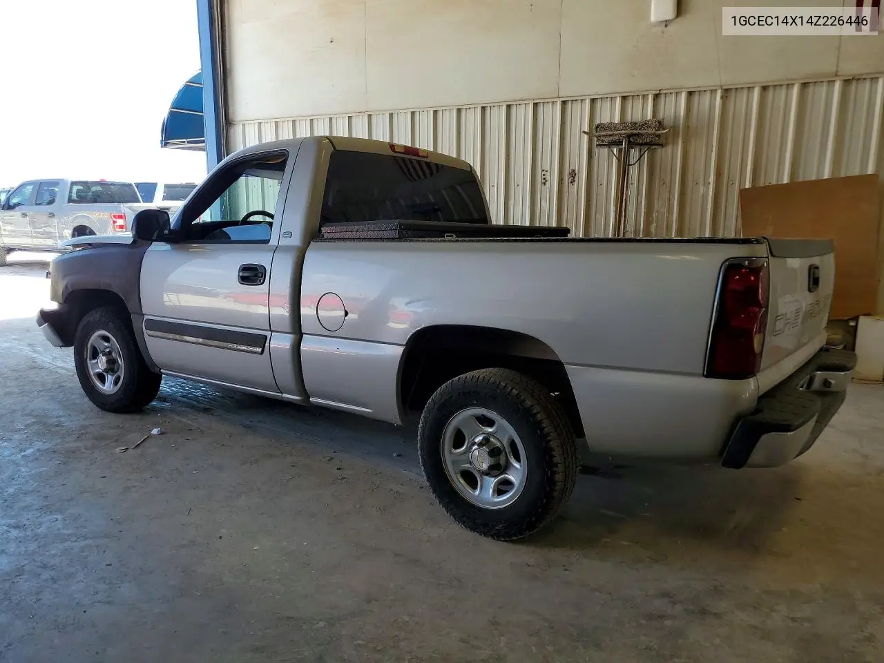 2004 Chevrolet Silverado C1500 VIN: 1GCEC14X14Z226446 Lot: 61988476