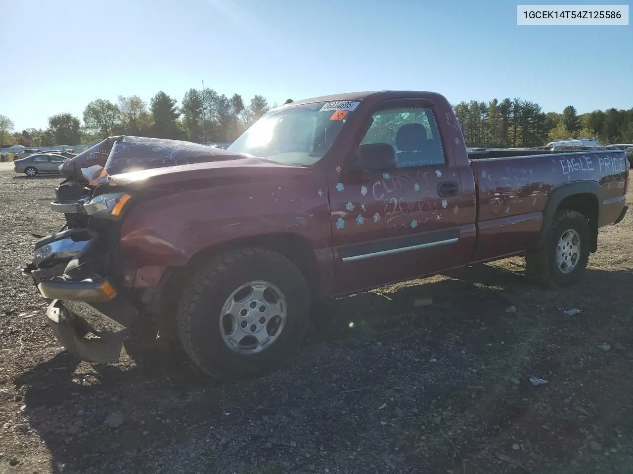 1GCEK14T54Z125586 2004 Chevrolet Silverado K1500