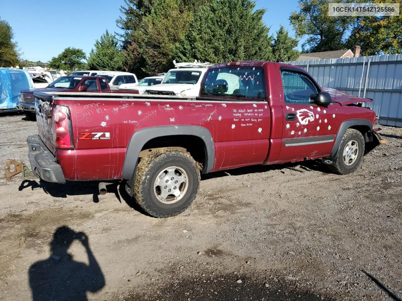 1GCEK14T54Z125586 2004 Chevrolet Silverado K1500