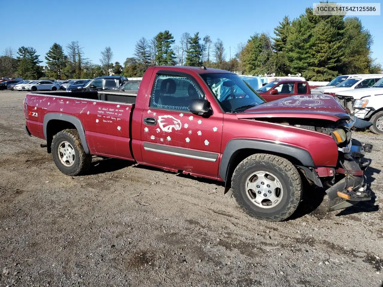 1GCEK14T54Z125586 2004 Chevrolet Silverado K1500