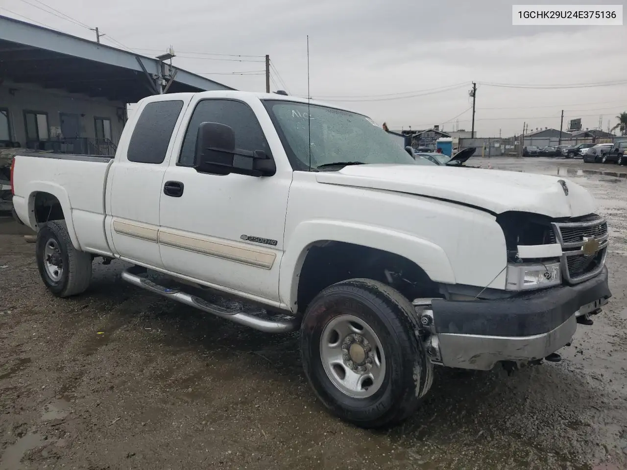 1GCHK29U24E375136 2004 Chevrolet Silverado K2500 Heavy Duty