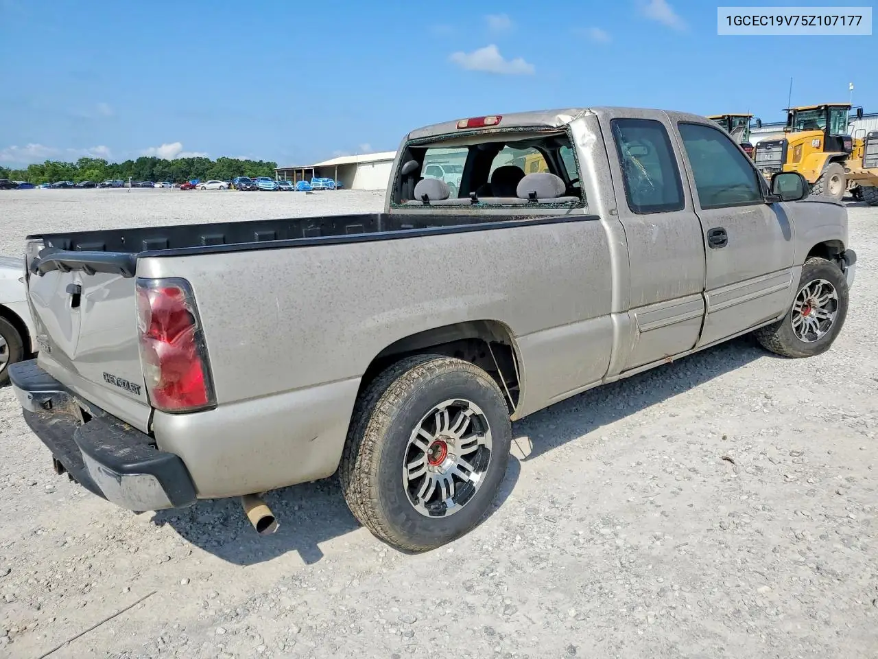 2005 Chevrolet Silverado C1500 VIN: 1GCEC19V75Z107177 Lot: 61333336