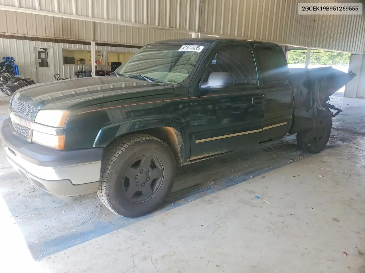 2005 Chevrolet Silverado K1500 VIN: 2GCEK19B951269555 Lot: 61985826
