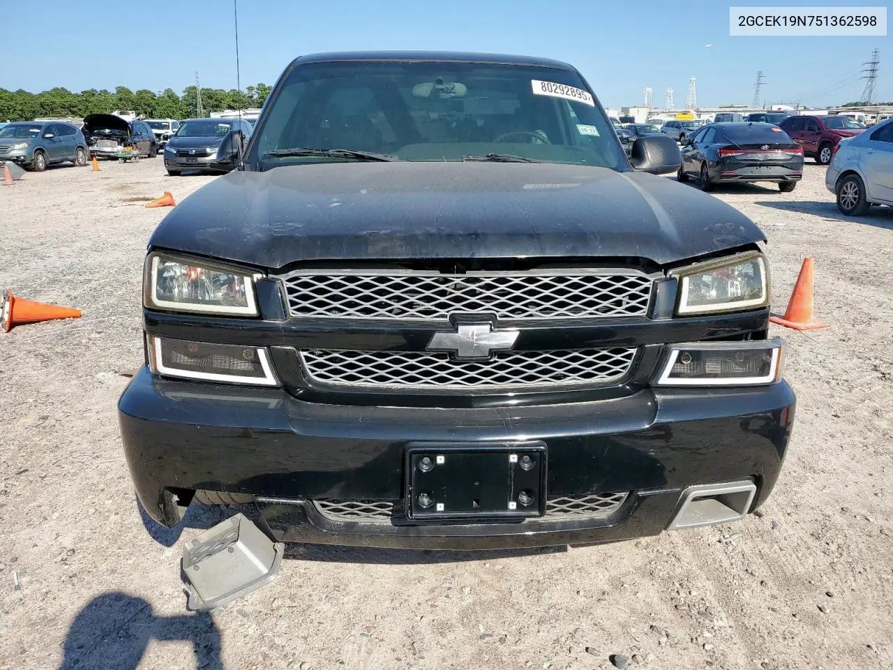 2GCEK19N751362598 2005 Chevrolet Silverado Ss