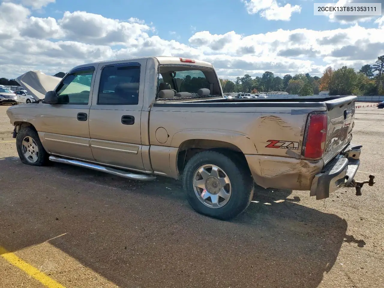 2GCEK13T851353111 2005 Chevrolet Silverado K1500