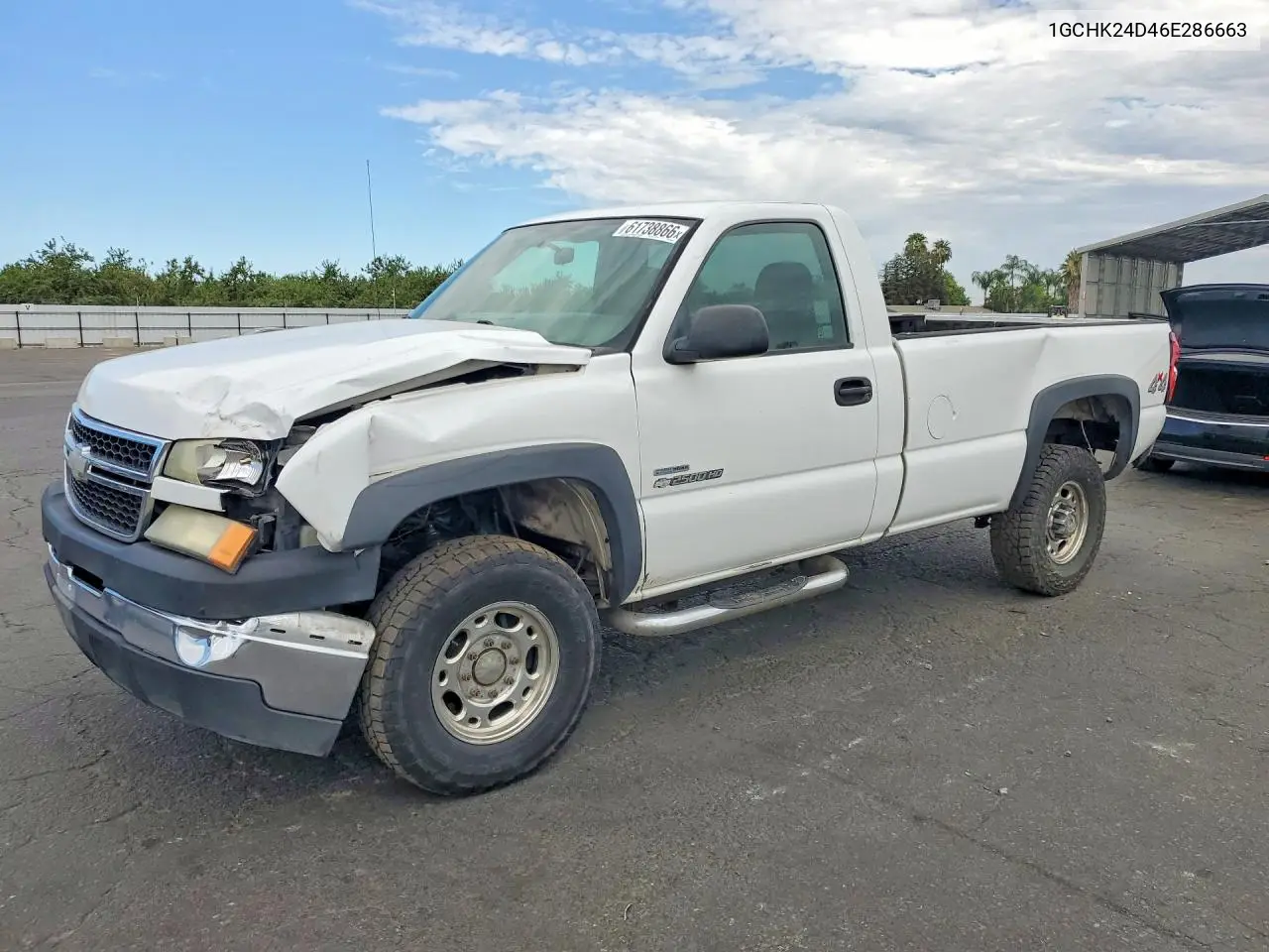 2006 Chevrolet Silverado K2500 Heavy Duty VIN: 1GCHK24D46E286663 Lot: 61738866