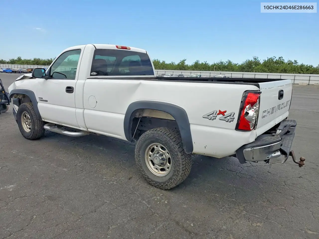2006 Chevrolet Silverado K2500 Heavy Duty VIN: 1GCHK24D46E286663 Lot: 61738866