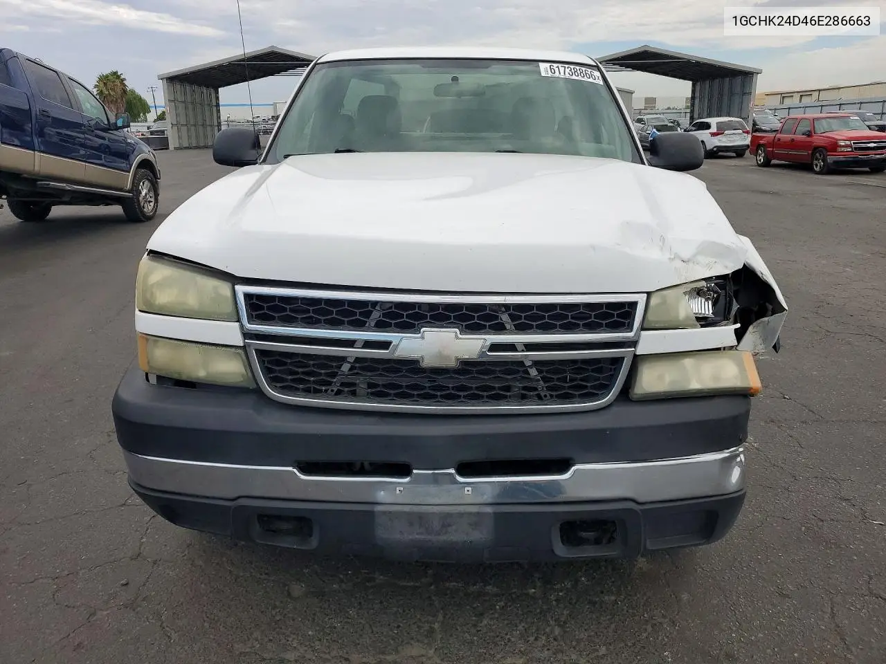 2006 Chevrolet Silverado K2500 Heavy Duty VIN: 1GCHK24D46E286663 Lot: 61738866