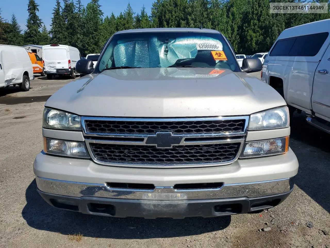 2006 Chevrolet Silverado K1500 VIN: 2GCEK13T461144949 Lot: 62080006