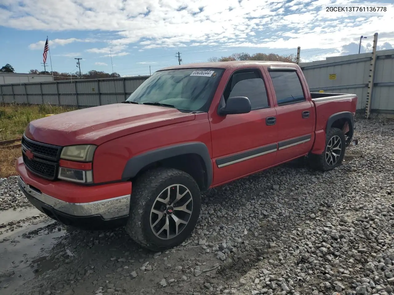 2GCEK13T761136778 2006 Chevrolet 1500