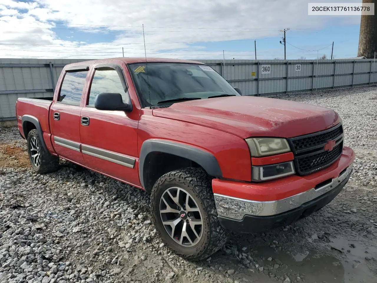 2GCEK13T761136778 2006 Chevrolet 1500