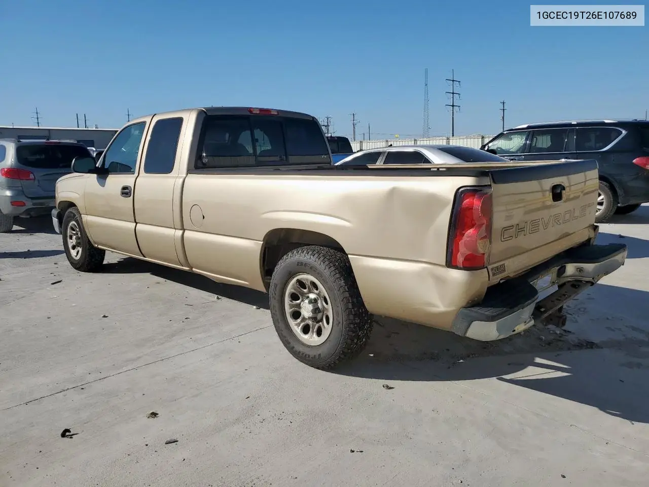 1GCEC19T26E107689 2006 Chevrolet Silverado C1500