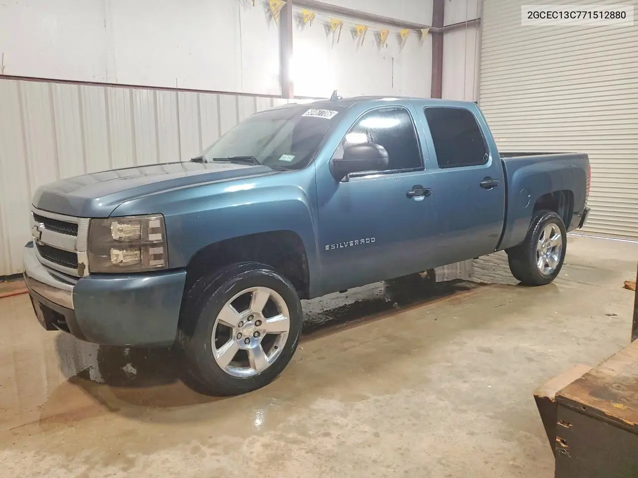2007 Chevrolet Silverado C1500 Crew Cab VIN: 2GCEC13C771512880 Lot: 58467706