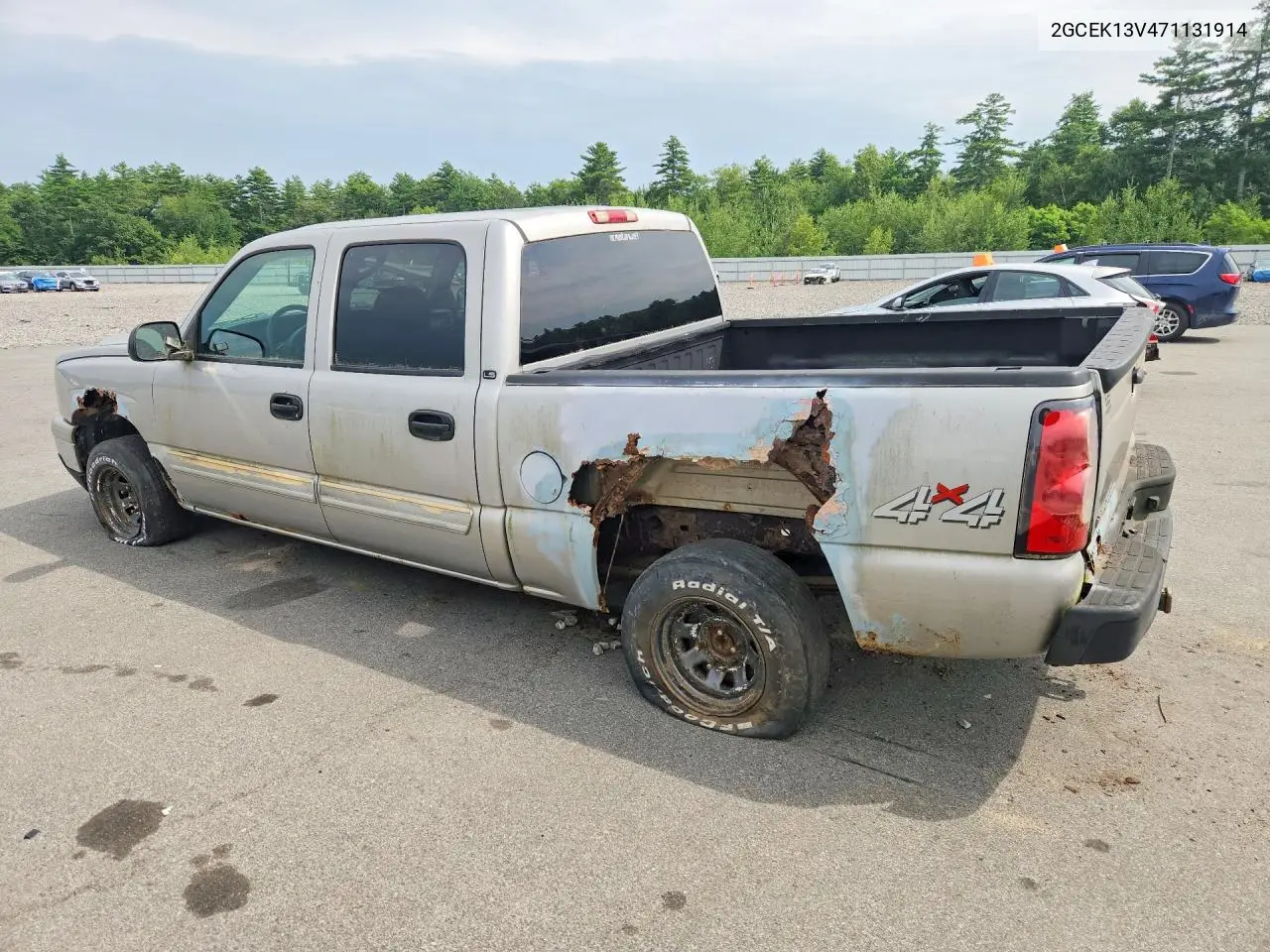 2GCEK13V471131914 2007 Chevrolet Silverado K1500 Classic Crew Cab