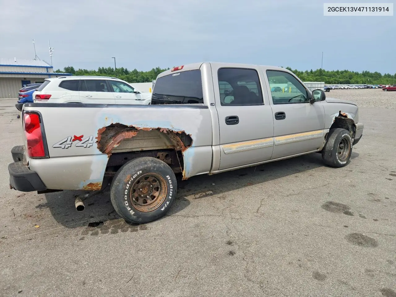 2GCEK13V471131914 2007 Chevrolet Silverado K1500 Classic Crew Cab