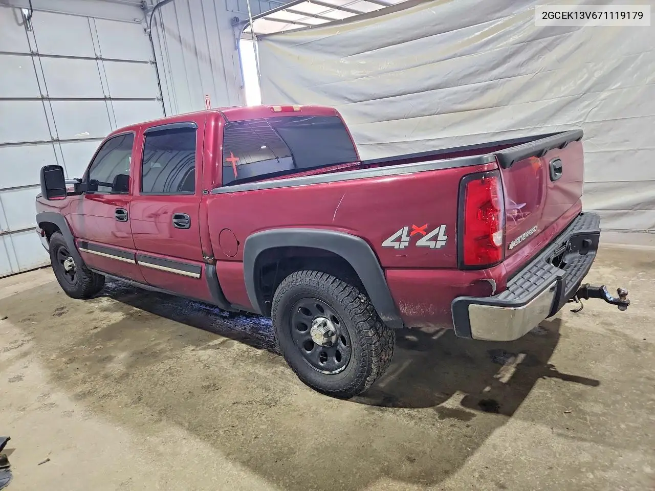 2007 Chevrolet Silverado K1500 Classic Crew Cab VIN: 2GCEK13V671119179 Lot: 62086746