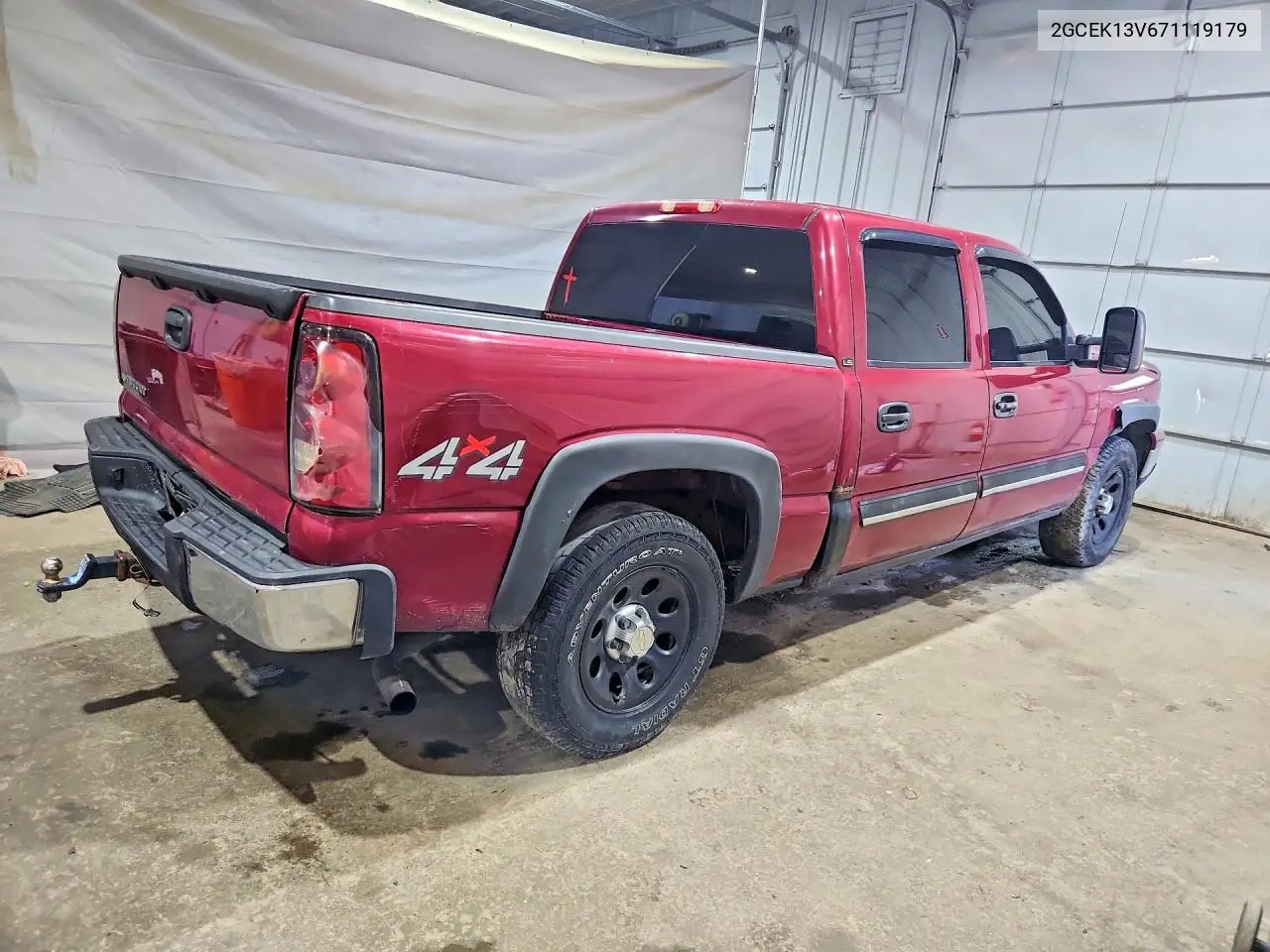 2007 Chevrolet Silverado K1500 Classic Crew Cab VIN: 2GCEK13V671119179 Lot: 62086746