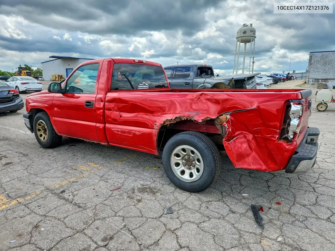 2007 Chevrolet Silverado C1500 Classic VIN: 1GCEC14X17Z121376 Lot: 62206786
