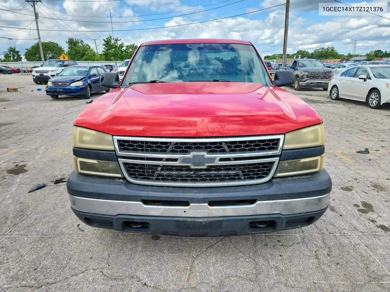 2007 Chevrolet Silverado C1500 Classic VIN: 1GCEC14X17Z121376 Lot: 62206786