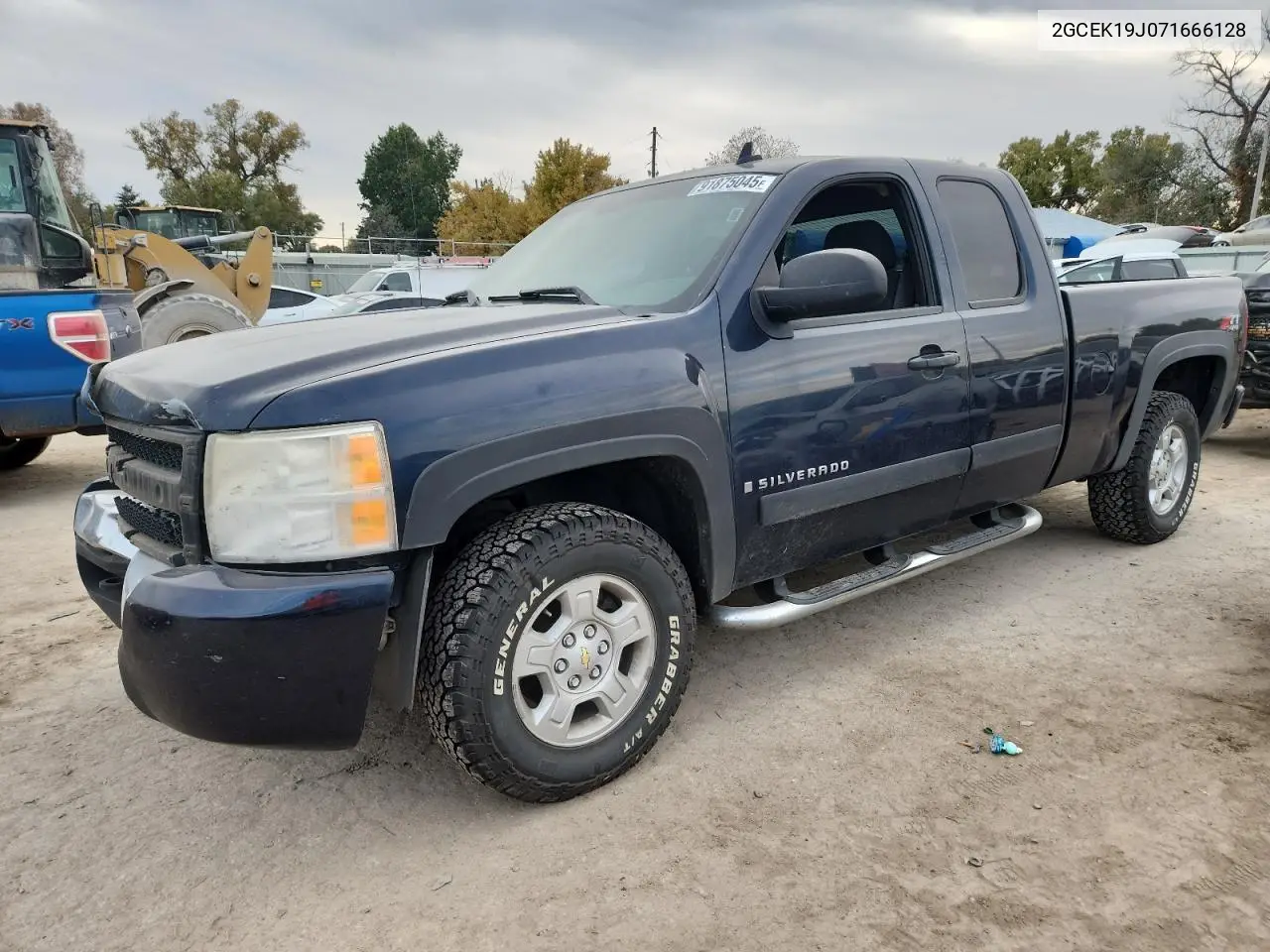 2GCEK19J071666128 2007 Chevrolet Silverado K1500