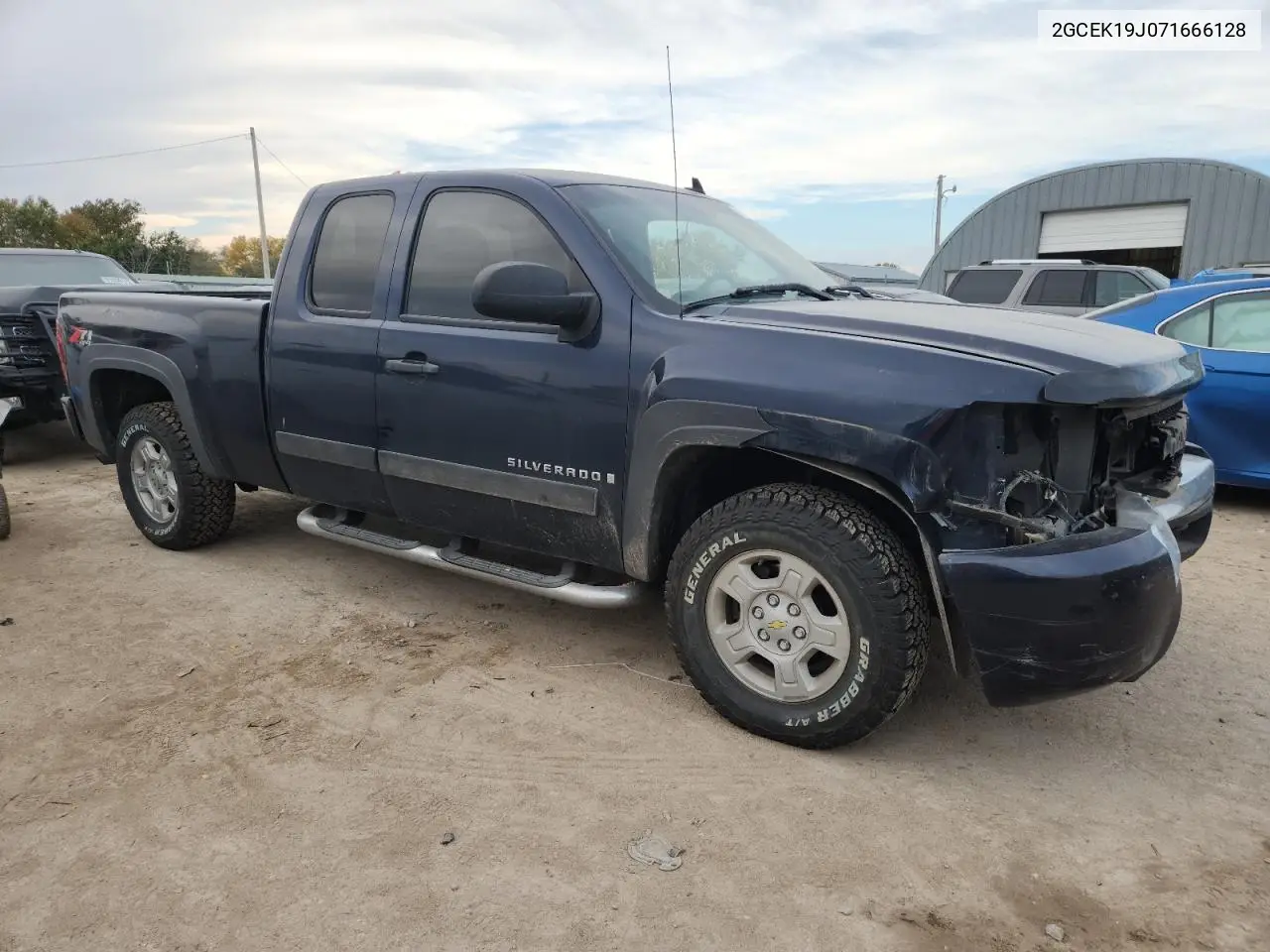 2GCEK19J071666128 2007 Chevrolet Silverado K1500