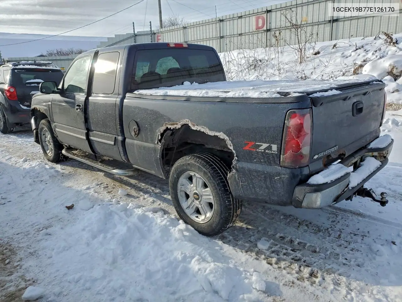 1GCEK19B77E126170 2007 Chevrolet Silverado K1500 Classic