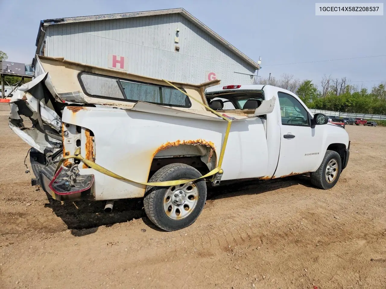 2008 Chevrolet Silverado C1500 VIN: 1GCEC14X58Z208537 Lot: 53260646
