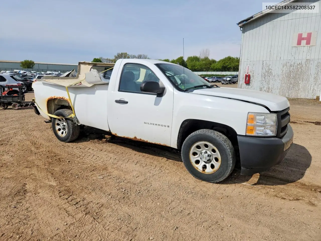 2008 Chevrolet Silverado C1500 VIN: 1GCEC14X58Z208537 Lot: 53260646