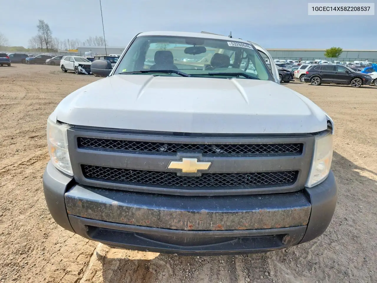 2008 Chevrolet Silverado C1500 VIN: 1GCEC14X58Z208537 Lot: 53260646