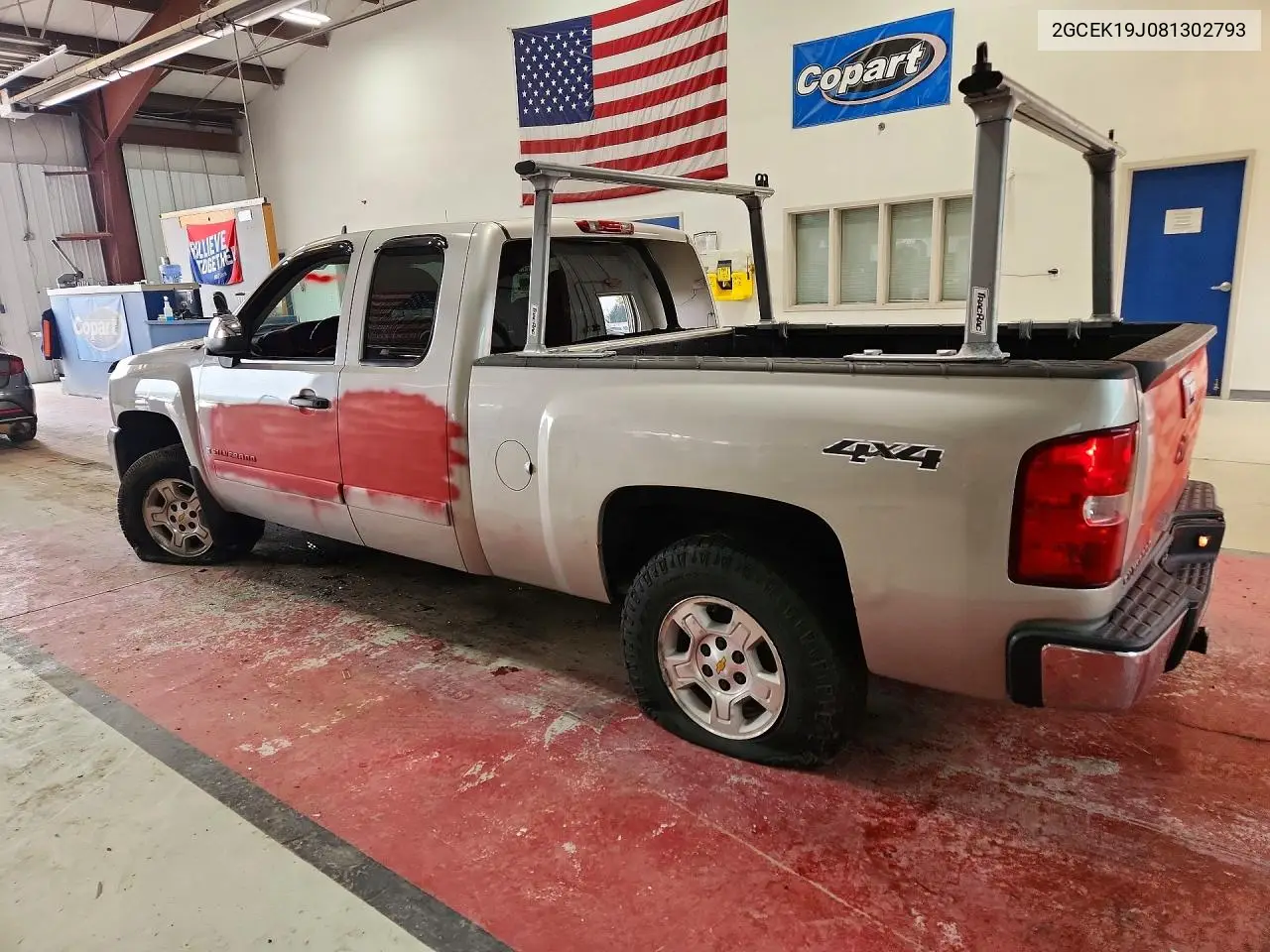 2008 Chevrolet Silverado K1500 VIN: 2GCEK19J081302793 Lot: 61385436