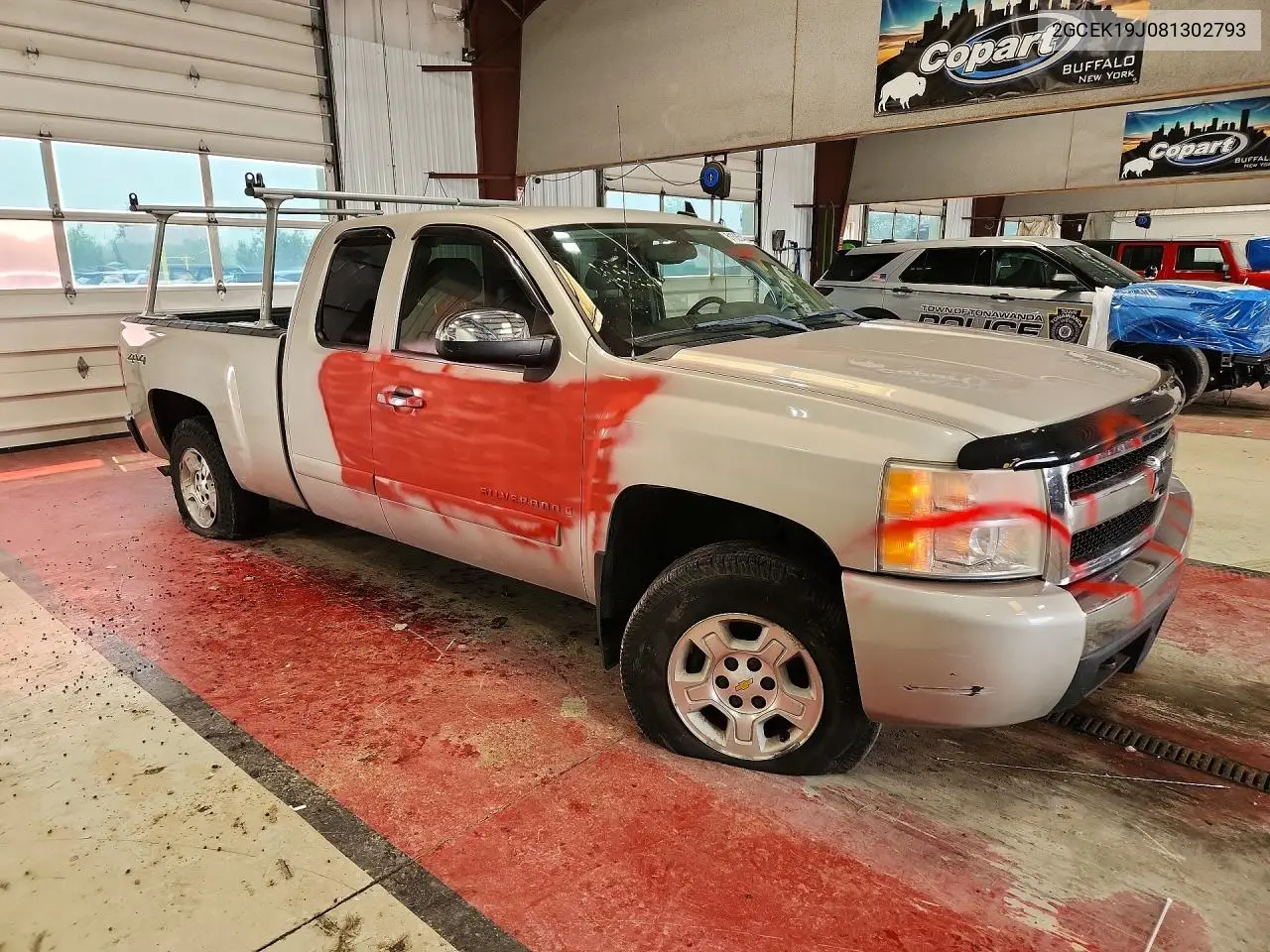2008 Chevrolet Silverado K1500 VIN: 2GCEK19J081302793 Lot: 61385436